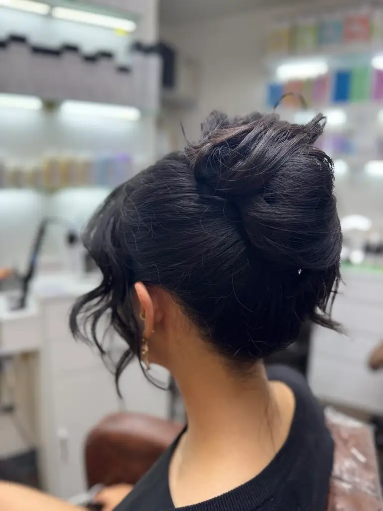 Elegant bridal updo created by Fabi Pro Beauty in Midtown Manhattan