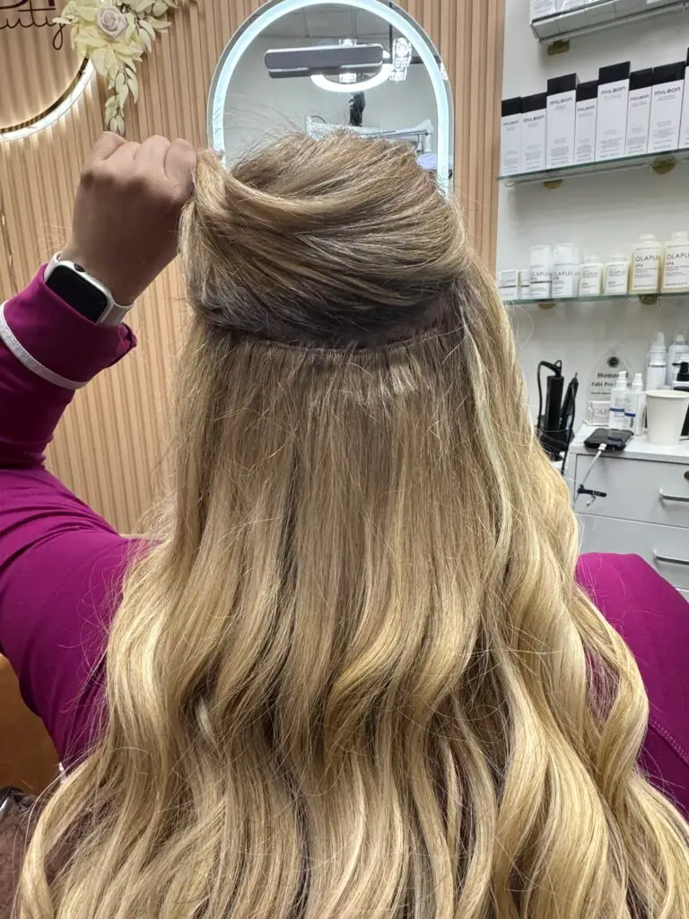 Best hair extensions specialist in NYC offering Sew-in, K-Tip, I-Tip, and Tape-In methods