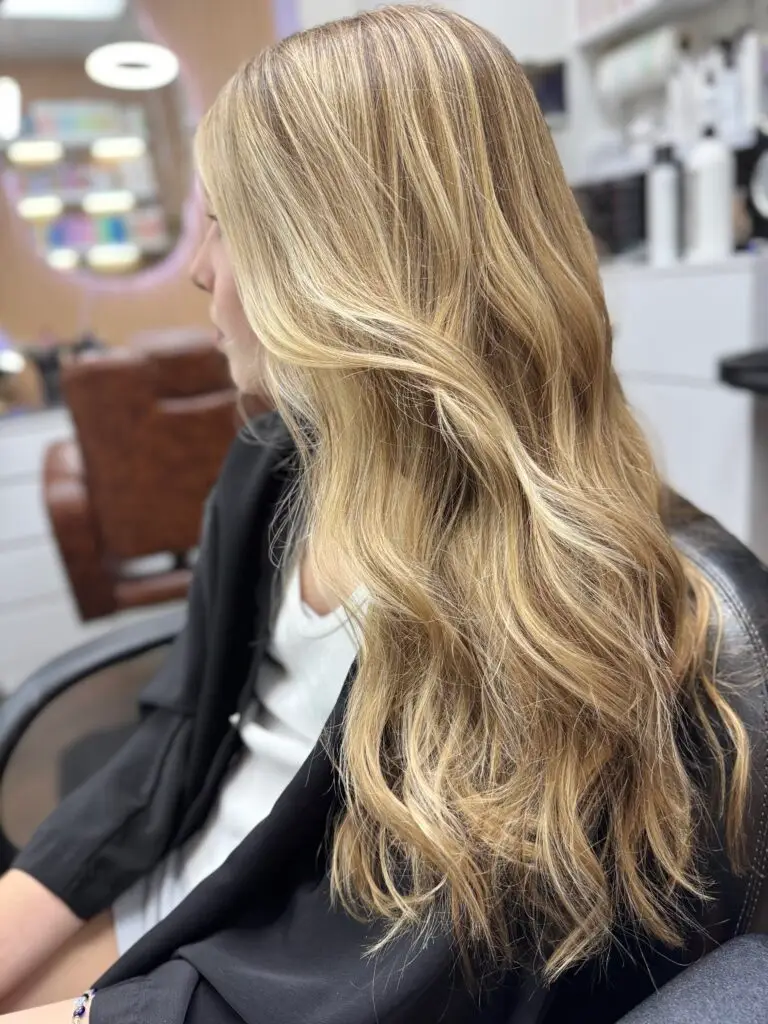 Fabi Pro Beauty master colorist Manhattan creating perfect balayage looks